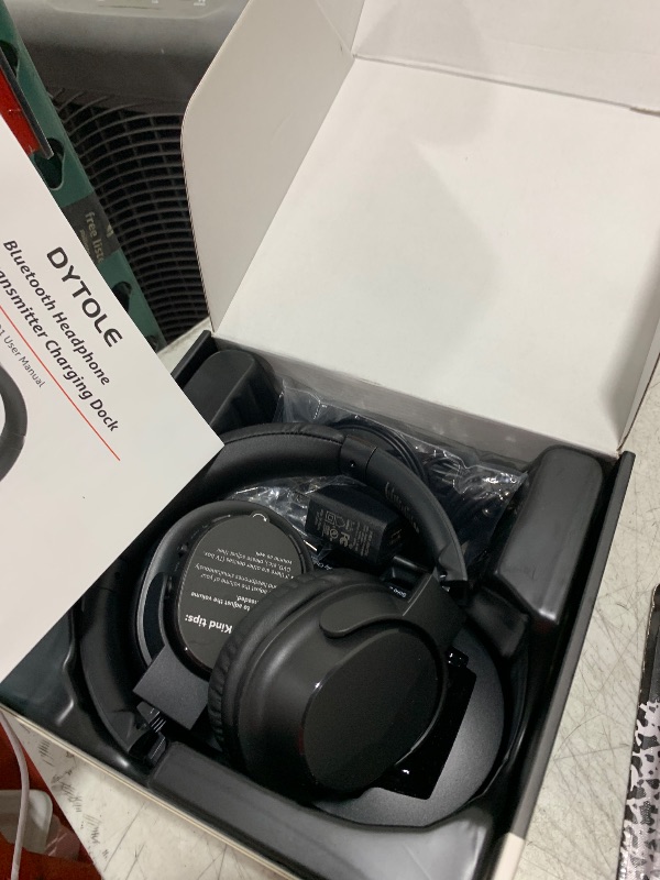Photo 1 of Dytole Wireless Headphones for TV, TV Headphones Wireless for Seniors, Versatile Charging Dock with Transmitter, Instant Audio Sync, 65-Hour Battery Life, Ideal Gift for Parents & Seniors
