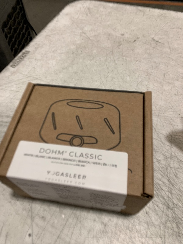 Photo 1 of Yogasleep Dohm Classic (White) The Original White Noise Sound Machine, Soothing Natural Sounds from a Real Fan, Sleep Therapy for Adults & Baby, Noise Cancelling for Office Privacy & Meditation