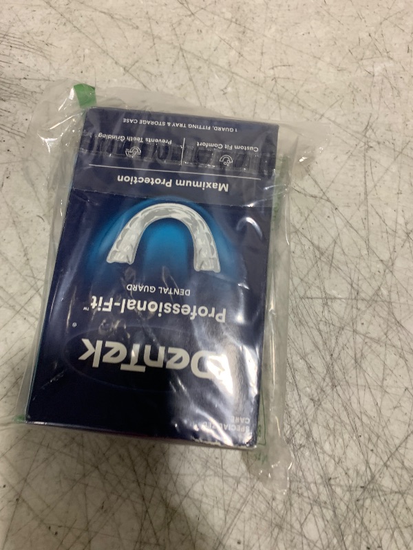 Photo 1 of DenTek Mouth Guard for Nighttime Teeth Grinding, Professional-Fit Dental Guard, 1 Count