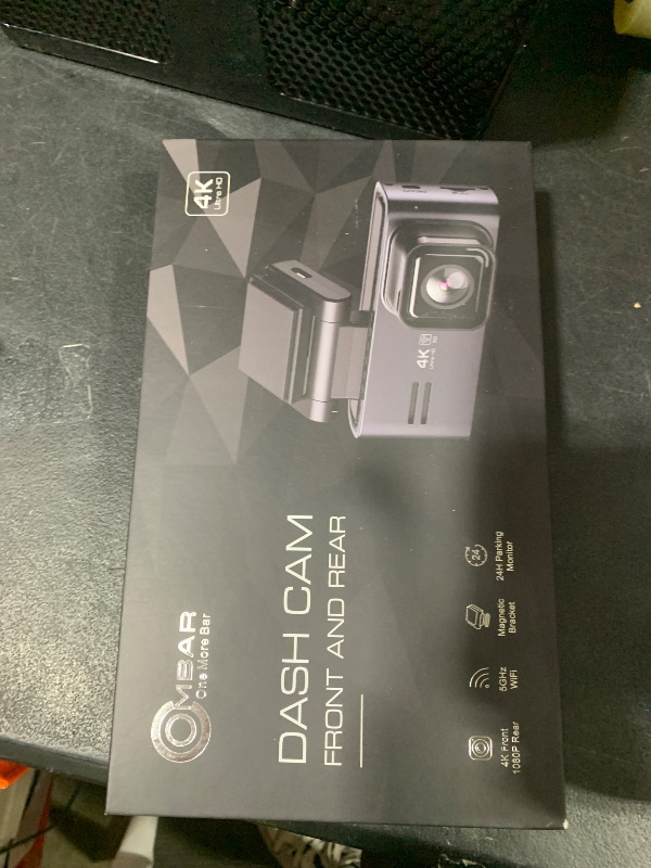 Photo 1 of OMBAR Dash Cam Front and Rear 5G WiFi, Dash Cam 4K/2K/1080P+1080P, Dash Camera for Cars with 3.18" LCD Screen, Dashcam Car Camera with WDR Night Vision, G-Sensor, Loop Recording, SD Card Not Included