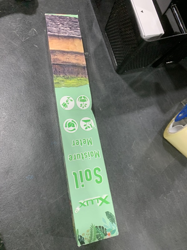 Photo 1 of XLUX Long Probe Deep Use Soil Moisture Meter, Water Monitor Indicator Sensor, Hygrometer for Outdoor Indoor Large Pot Plants, Flower, Gardening, Farming