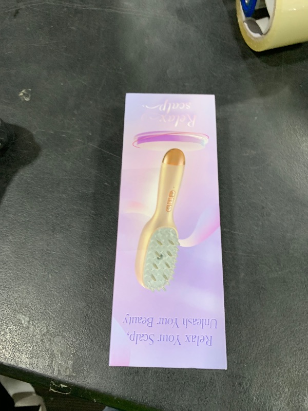 Photo 1 of 2025 New Upgraded Rechargeable 3-in-1 Scalp Massager Nano Mist Hair Oil Applicator Brush with Cooling Vibration & Hydrating Design | Effortless Detangling, Soothing Relaxation for All Hair Types