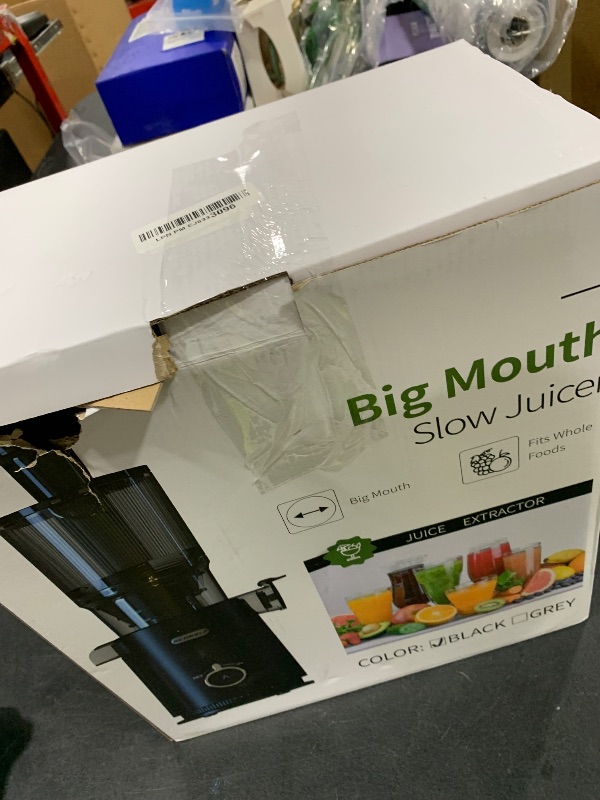 Photo 1 of Juicer Machines, ECOSELF Large Feed Chute for Family Needs, Professional Hands Free Cold Press Juicer For Whole Fruits & Vegetables, Self Feeding for Juice Extractor Machine, Easy to Clean