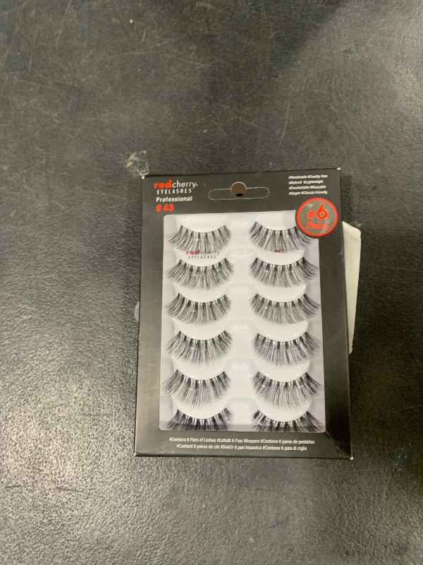 Photo 1 of Red Cherry False Eye Lashes #43 (6 Pack)