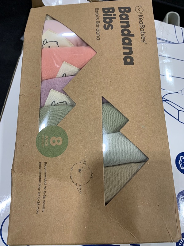 Photo 1 of 8-Pack Organic Baby Bandana Bibs for Girls - Super Absorbent Triangle Baby Bibs for Drooling and Teething Infant, 100% Cotton Extra Soft for Newborn, Infant 0-36 Months (Embrace)