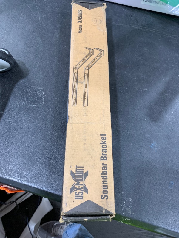 Photo 1 of USX MOUNT Soundbar Mount, Sound Bar Mount for Mounting Above or Under TV, Fits Most of Sound Bars Up to 16 Lbs, with Detachable Extension Plates