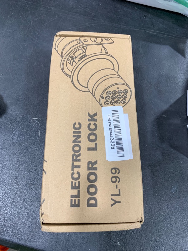 Photo 1 of Signstek Keyless Entry Door Lock,Door Knob with Keypad?Smart Code Door Lock,Mute Mode,Passage Function, Easy to Install,Oil Rubbed Bronze