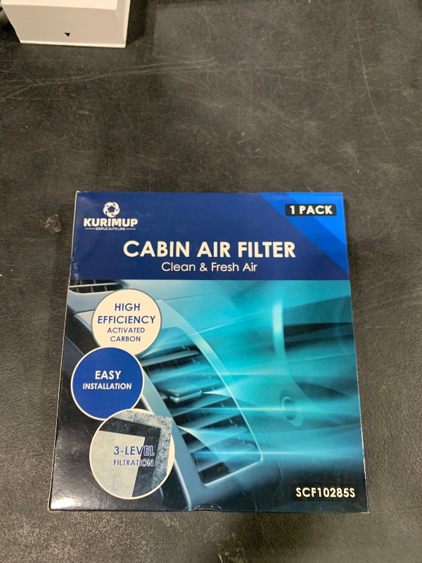 Photo 1 of KURIMUP Cabin Air Filter Replacement for CP285 CF10285 Toyota Lexus Scion Camry Corolla Tundra Highlander Prius Vehicle Premium Cabin filter with Activated Carbon(1 pack)