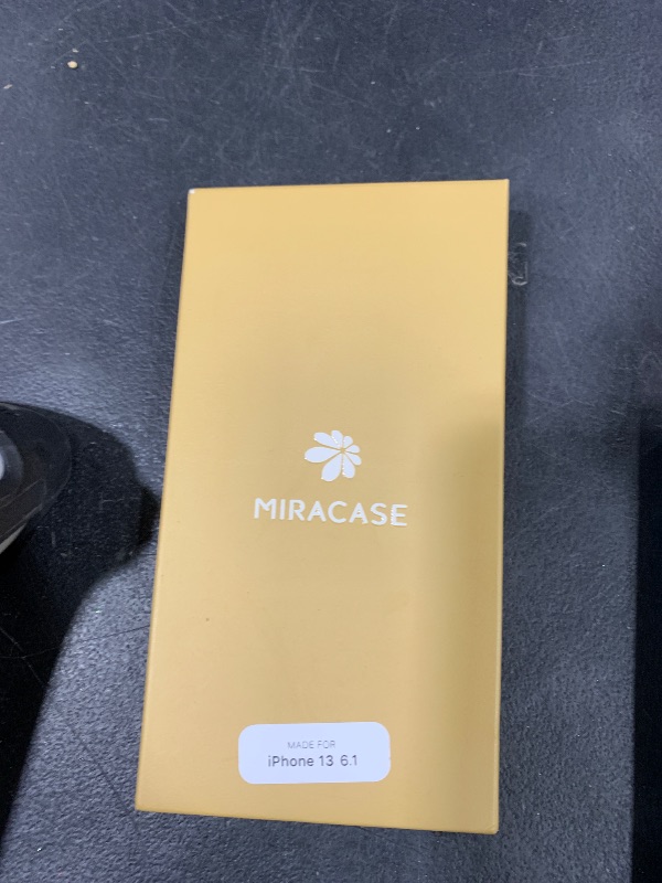 Photo 1 of Miracase Compatible with iPhone 13 case 6.1 inch, 2023 New Full-Body Glass Clear Case Bumper Case with Built-in 9H Tempered Glass Screen Protector for iPhone 13, Matte Clear