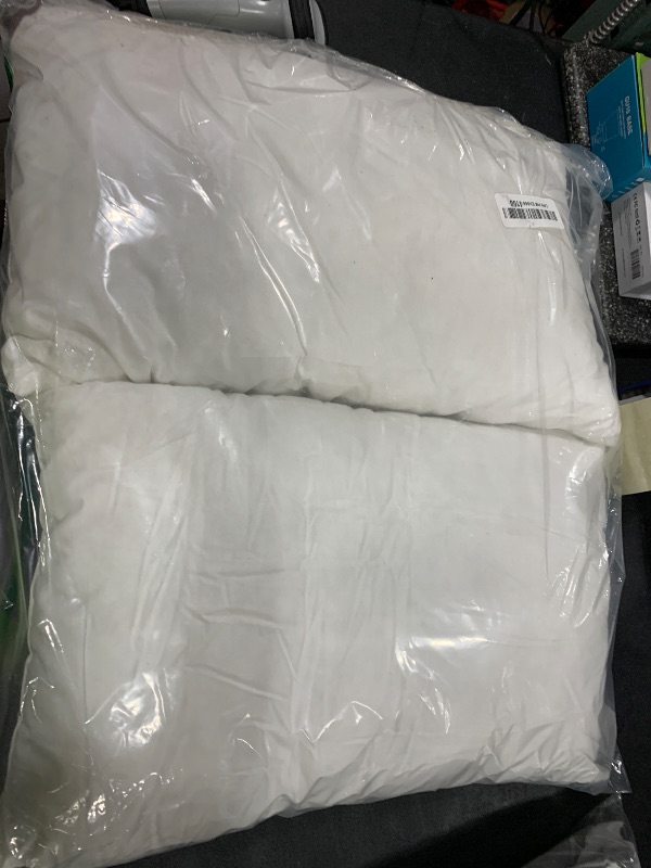 Photo 1 of KeaBabies 2-Pack Toddler Pillow 14x20 - Soft Organic Cotton Kids Travel Bed Pillows for Sleeping, School, Nap, Machine Washable, Toddlers 2 to 5, Pillowcase Sold Separately (Soft White)