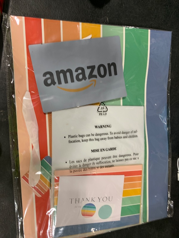 Photo 1 of ZICOTO Beautiful Birthday Gift Bags Set of 2 - Large 16" Bags with Handles incl. Matching Tissue Paper, Cards & Stickers - Reusable and Perfect For Kids Presens