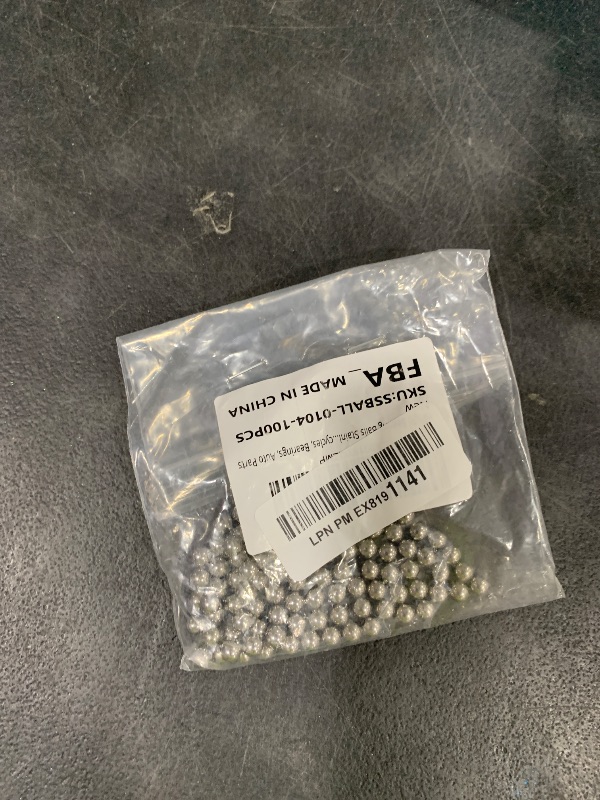 Photo 1 of HFS(R) Bearing Balls Stainless Steel 304 100 Pieces 1/4" for Bicycles, Bearings, Auto Parts
