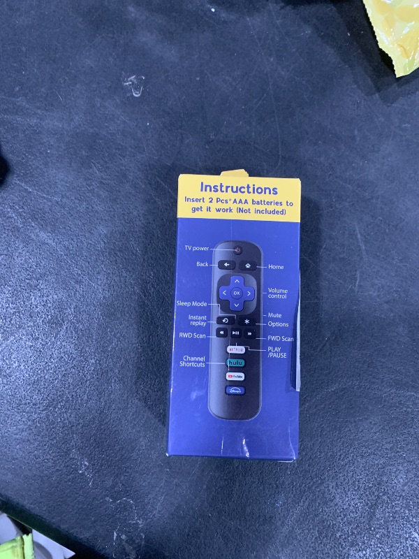 Photo 1 of 3 Pack Replacement Remote Control Only for Roku TV, Compatible for TCL Roku/Hisense Roku/Sharp/Philips/Onn Roku (Not for Roku Stick and Box)
