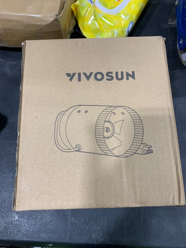 Photo 1 of VIVOSUN 6 Inch Inline Duct Fan 240 CFM, HVAC Exhaust Ventilation Fan with Low Noise for Basements, Bathrooms, Kitchens and Attics, Silver