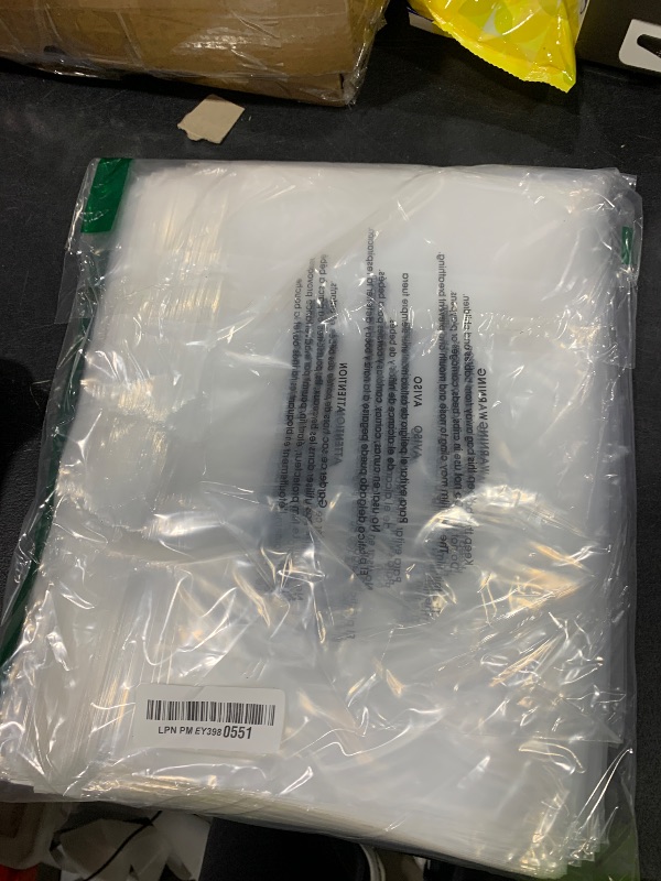 Photo 1 of Spartan Industrial - 12” X 15” (100 Count) Self Seal Clear Poly Bags with Suffocation Warning for Packaging, T Shirts & Shipping - Permanent Adhesive
