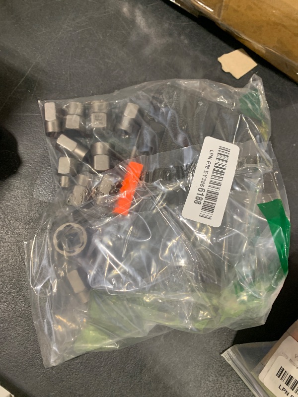 Photo 1 of Valkynos Bolt Extractor Kit 13 Pcs, Stripped Bolt Extractor Set, Impact Bolt Nut Removal Tool, Easy Out Remove Rusted, Frozen, Damaged, Rounded-Off Bolt Nut Screw, with Hex Drive, Cr-Mo Steel