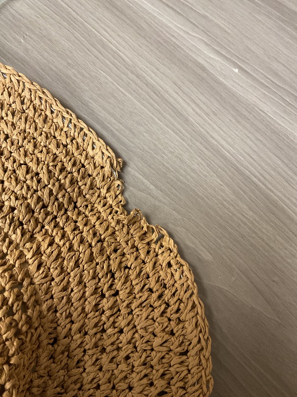 Photo 1 of Womens Wide Brim Straw Sun Hat Foldable Floppy Crochet Beach Hat for Summer (US, Alpha, One Size, Khaki)