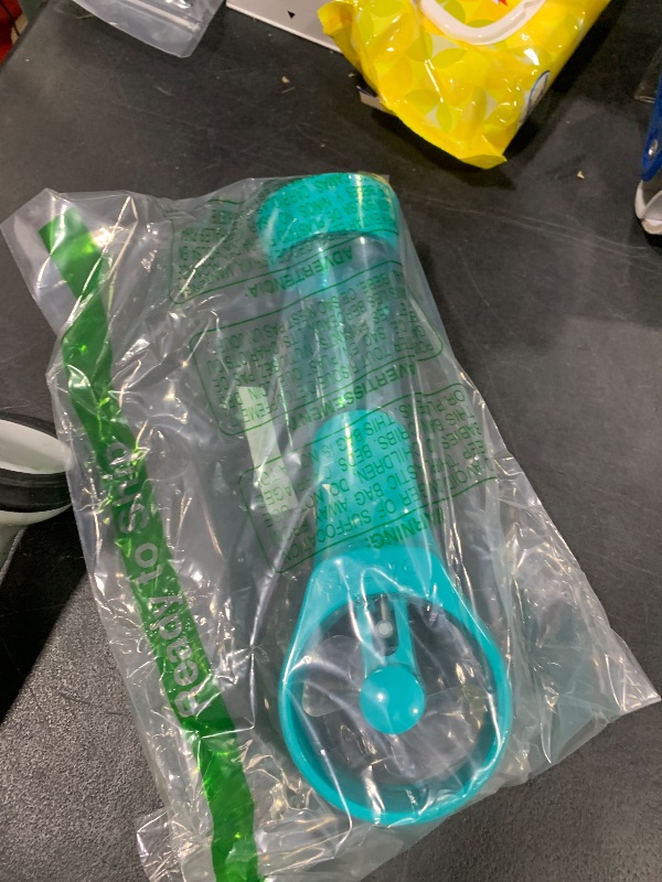 Photo 1 of O2COOL Elite Battery Powered Handheld Water Misting Fan (Teal)
