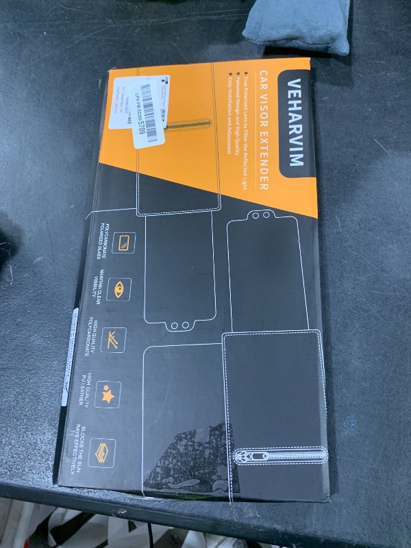 Photo 1 of Veharvim Polarized Sun Visor for Car with Zipper Slider, Upgraded UV400 Car Sun Visor Extension with PC Lens and Side Sunshade,Anti-Glare Visor for Safe Driving,UV-Filtering/Protection