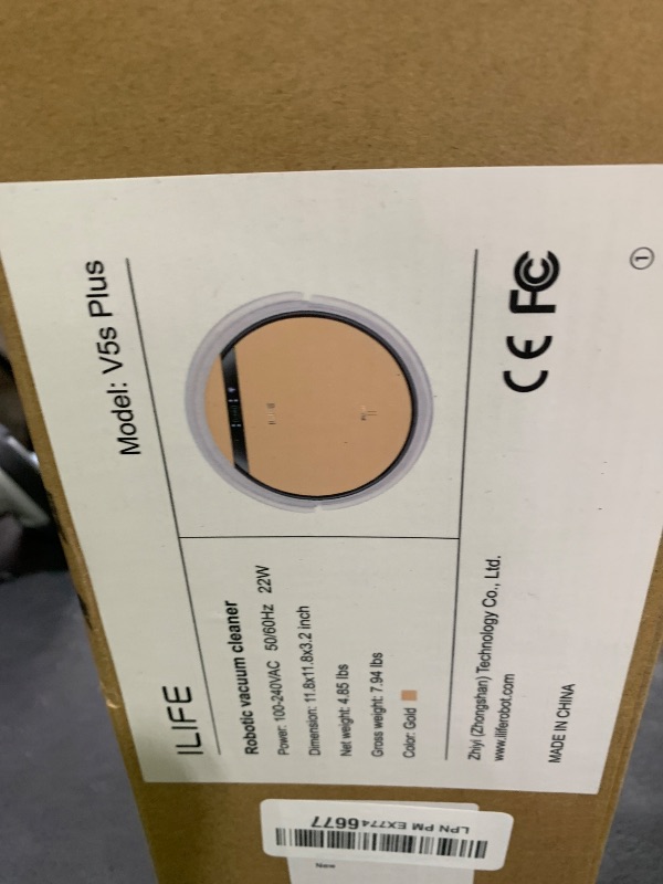 Photo 1 of ILIFE V5s Plus Robot Vacuum and Mop Combo with Wi-Fi/App/Alexa, Automatic Self-Charging Robotic Vacuum Cleaner, Slim and Quiet, Cleans Hard Floors Carpets and Pet Hair (V5s Pro Upgrade Version)