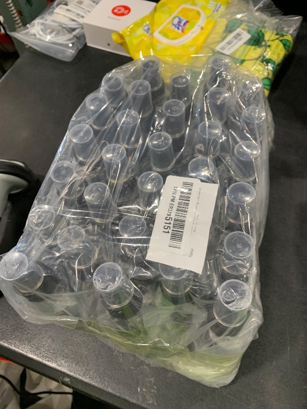 Photo 1 of TOPZEA 30 Pack Black Empty Spray Bottles, 4oz Plastic Fine Mist Spraying Bottles Small Refillable Sprayer Liquid Containers Portable Misters with Cap Travel Bottle for Perfume, Cleaning, Essential Oil
