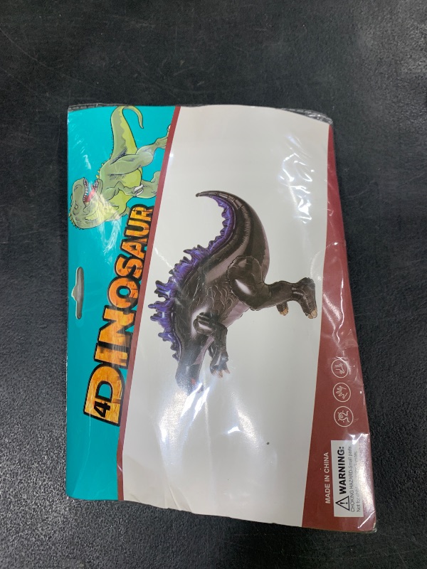Photo 1 of Dinosaur Balloon JUMBO Mylar Standing Foil Balloons - Black | Birthday Party Decorations Supplies and Decor | Dinosaur Lover Gifts for Kids Birthday Party and Celebrations