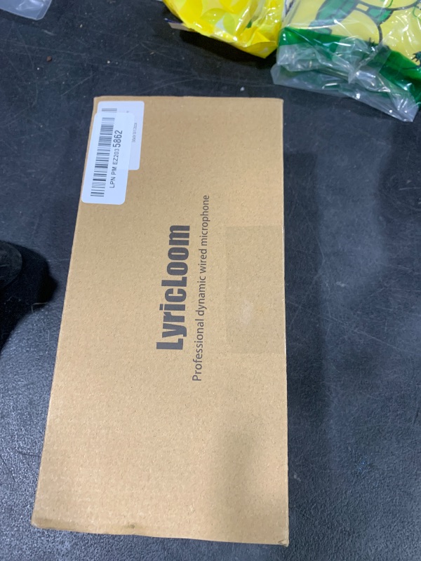 Photo 1 of LyricLoom Professional Wired Microphone for Singing, Metal Handheld Vocal Dynamic Microphone, Mic with 16.4ft Cable and Switch, Corded Microphone for Karaoke, Speaker, Amplifier and Singer, Silver