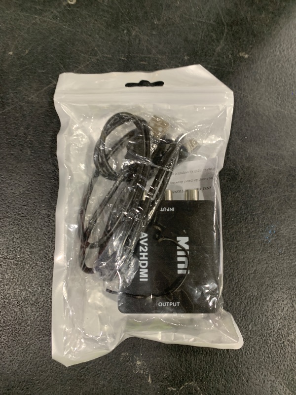 Photo 1 of BD&M AV to HDMI Converter, RCA to HDMI Adapter, Composite CVBS Video Audio Support PAL/NTSC for TV/PC/ PS3/ STB/Xbox VHS/VCR/Blue-Ray DVD Players