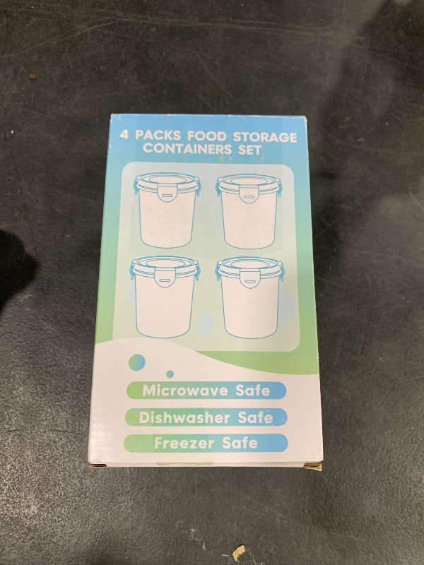 Photo 1 of Canfanni Overnight Oats Containers with Lids, 4 Pack 13oz Overnight Oats Jars, Plastic Mason Jars, BPA Free, Portable, Leak Proof Oatmeal Containers for Yogurt, Soup, Cereal, Milk and Salad
