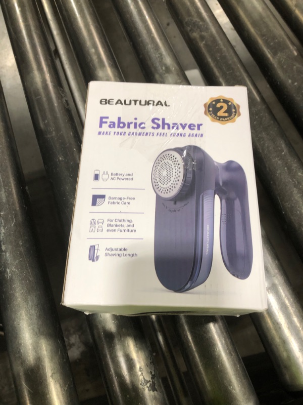 Photo 1 of BEAUTURAL Sweater Fabric Shaver Home-Edition, Powerful & Efficient Lint Remover for Clothes and Furniture, AC Adapter or Battery Powered Pill Fuzz Remover, Special for Your Family Ultramarine