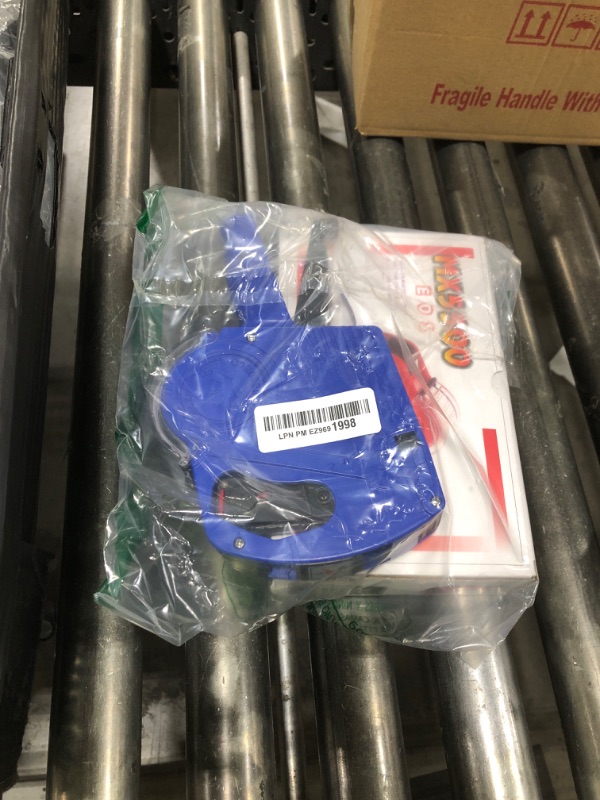 Photo 1 of MX-5500 8 Digits Price tag Gun with 5000 Sticker Labels and 3 Ink Refill, Label Maker Pricing Gun Kit Numerical Tag Gun for Office, Retail Shop, Grocery Store (A/Blue)