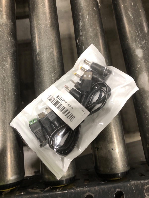 Photo 1 of Universal Charger Power Core, 5V USB to DC 5.5x2.1mm, Charging Cable with 11 Connectors (Micro-USB, Type-C, Mini USB, 2.5x0.7, 3.0x1.1, 3.5x1.35, 4.0x1.7, 4.8x1.7, 5.5x2.5?2.5mm), 3.3FT