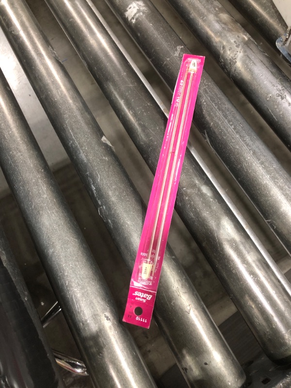 Photo 1 of Susan Bates 11110-4 10-Inch Silvalume Single Point Knitting Needles, Size 4/3.5mm