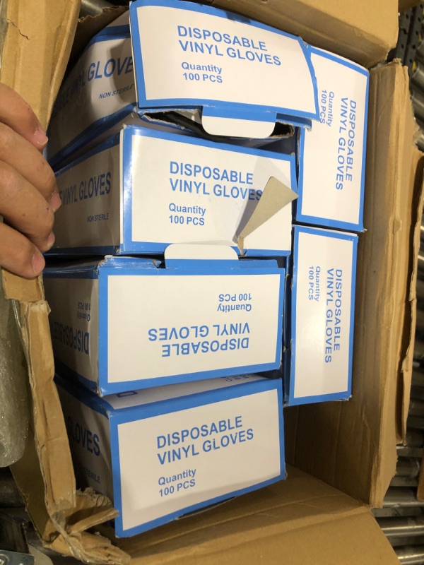 Photo 1 of Nuanchu 1200 Pcs 7 Mil Nitrile Gloves Heavy Duty Disposable Chemical Resistant Latex Free Gloves Bulk for Cooking Cleaning(X-Large)