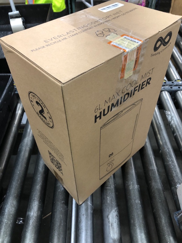 Photo 1 of Upgraded Quiet Humidifier Large Room – Extended Run Time, Top Fill Humidifiers for Bedroom, Easy to Clean, Aromatherapy Compatible by Everlasting Comfort