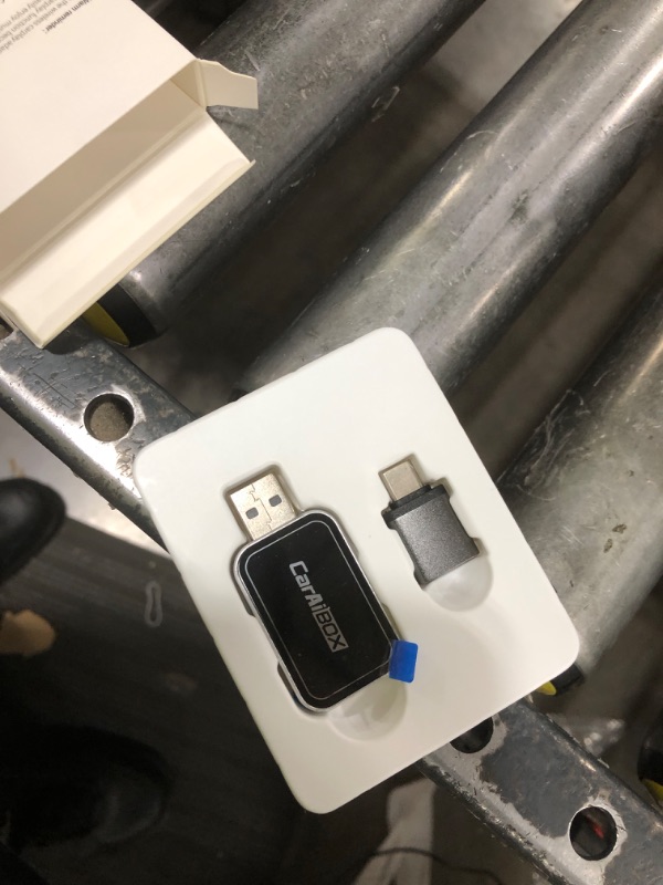 Photo 1 of Wireless CarPlay Adapter for iPhone - Plug & Play Apple CarPlay Wireless Adapter with Auto Connection, 5.8GHz WiFi & Bluetooth 5.3, Convert Wired to Wireless CarPlay for iOS 10+ Cars