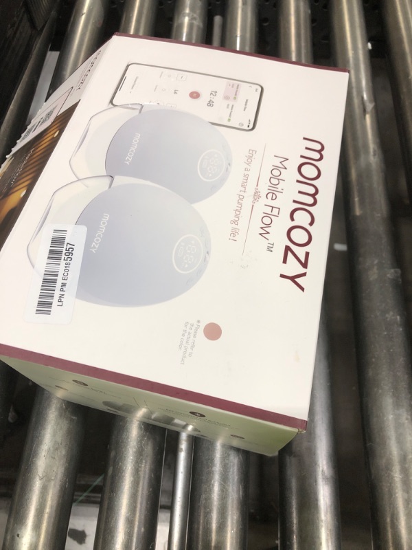 Photo 1 of Momcozy Breast Pump Hospital-Grade, Hands Free Breast Pump App with Leak-Proof DoubleFit Flange, Personalized Multi-Modes & 15 Levels, 2 Count