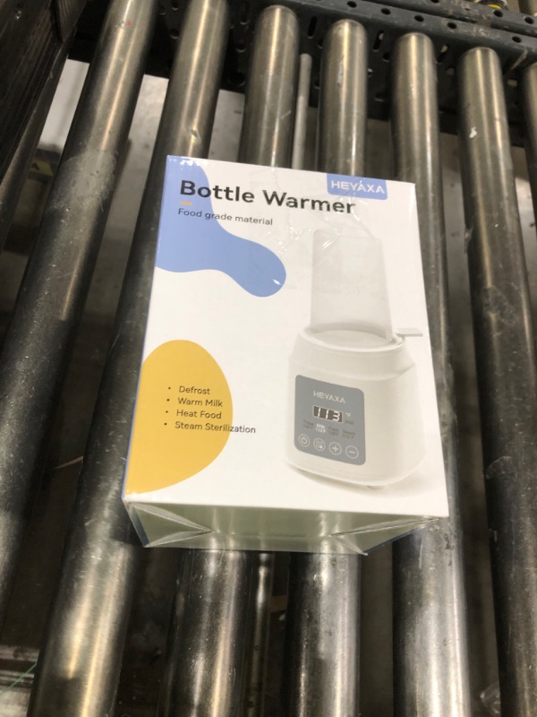 Photo 1 of HEYAXA Bottle Warmer with Even Heating to Prevent Nutrient Loss from Fast Heating, Baby Bottle Warmer for Breastmilk & Formula, Accurate Temp Control, Defrost, Keep Warm, Heat Baby Food (White)