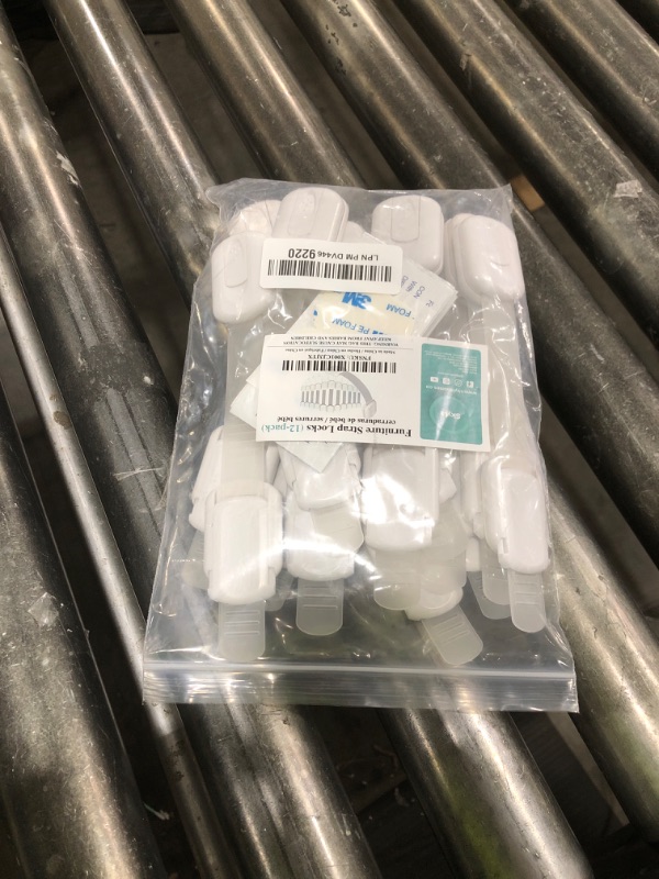 Photo 1 of Baby Proofing Child Safety Locks (12 Pack) by Skyla Homes - The Safest, Quickest and Easiest 3M Adhesive Cabinet Latches, No Screws & Magnets, Multi-Purpose for Furniture, Kitchen, Ovens, Toilet Seats