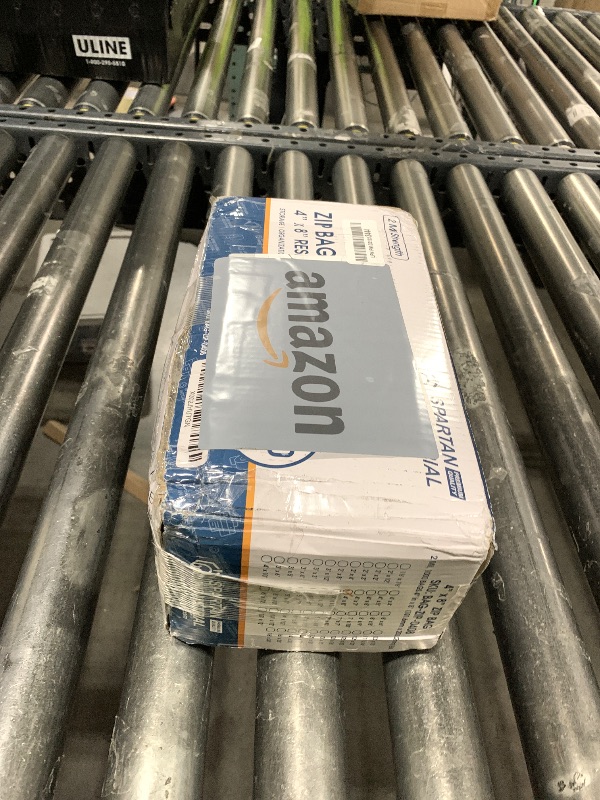 Photo 1 of Spartan Industrial - 4” X 8” (1000 Count) 2 Mil Clear Reclosable Zip Plastic Poly Bags with Resealable Lock Seal Zipper
