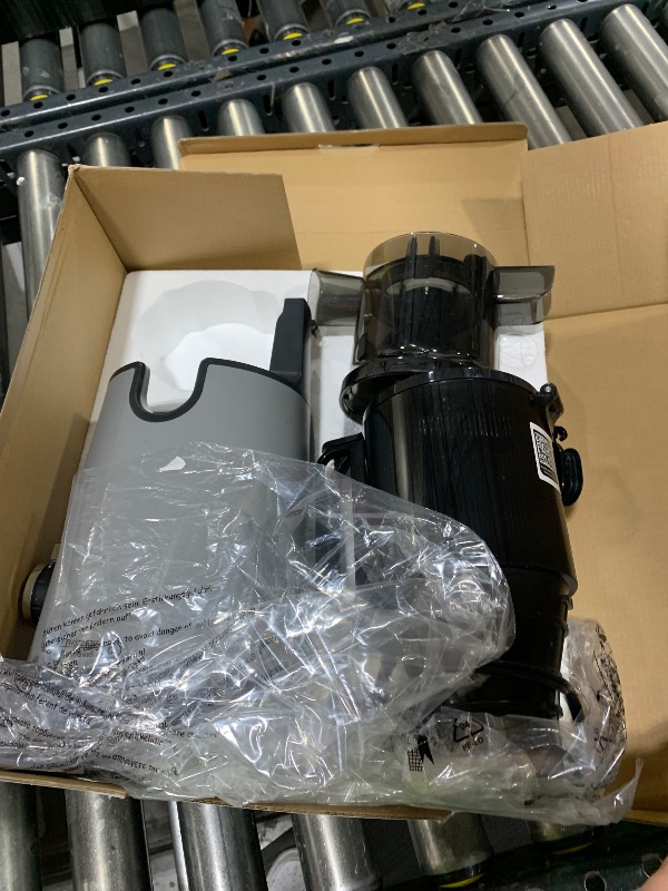 Photo 1 of Cold Press Juicer, ECOSELF Juicer Machines with Large Feed Chute Fit Whole Fruits & Vegetables, Self Feeding for Juice Extractor Machine, Easy to Clean and Assemble, High Juice Yield