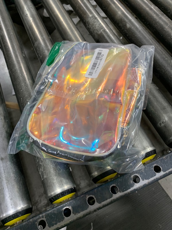 Photo 1 of Holographic Makeup Bag with Zipper - 7.87x5.51x3.15inch Iridescent PVC Cosmetic Pouch Clear Waterproof Toiletry Organizer (1-Pack, Blue)