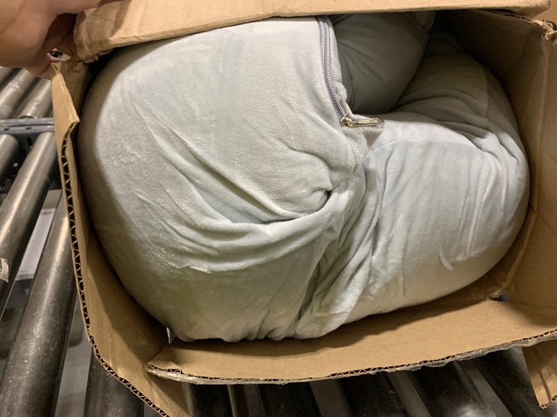 Photo 1 of Pregnancy Pillows for Sleeping, U Shaped Full Body Maternity Pillow with Removable Cover - Support for Back, Legs, Belly, HIPS for Pregnant Women,Pregnancy Pillow, Grey
