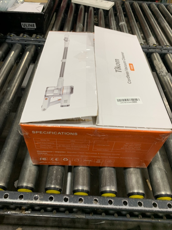 Photo 1 of Tikom V500 Cordless Vacuum Cleaner for Home, 40000Pa/450W Stick Vacuum with LED Touch Screen, Charging Wall Dock, Anti-Tangle, Lightweight Handheld Vacuum for Pet Hair, Hard Floor, Carpet
