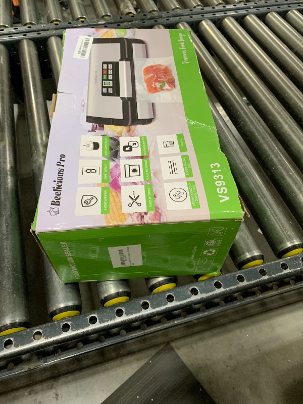 Photo 1 of Precision Vacuum Sealer Machine, 90Kpa Commercial Full Automatic Food Sealer, 2X Seal&130W Powerful Food Preservation System with Handle,Built-in Cutter&Bags Storage&Hose,2 Bags Rolls,Stainless Steel