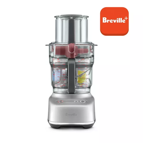 Photo 1 of Breville Paradice 9 Cup Food Processor Brushed Stainless Steel: Dicing Kit, Mini Chopper, Baby Food Maker, 2 Speeds
