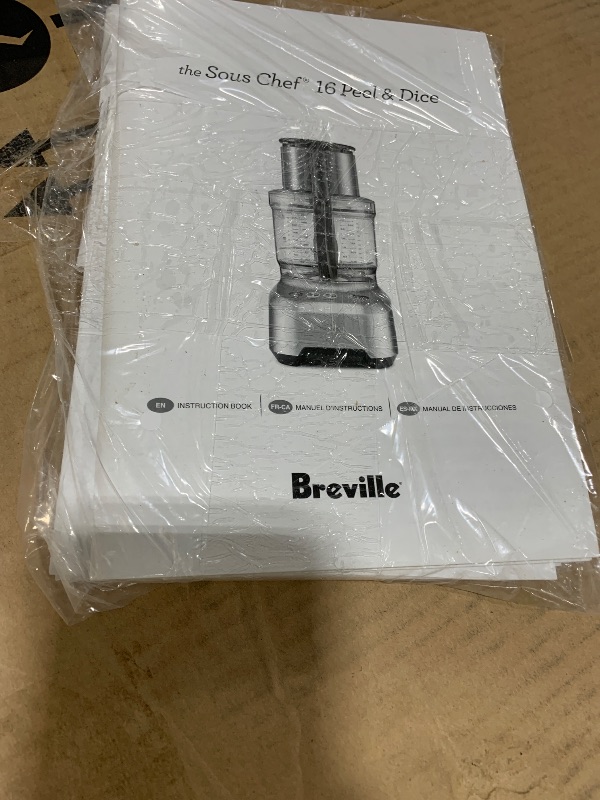 Photo 1 of Breville Paradice 9 Cup Food Processor Brushed Stainless Steel: Dicing Kit, Mini Chopper, Baby Food Maker, 2 Speeds
