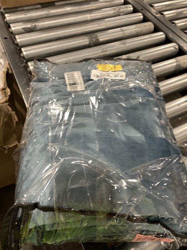 Photo 1 of PRIMROSE 100% Full Blackout Velvet Curtains 108 inch Long for Living Room,Set of 2 Stone Grayish Blue Liner Rod Pocket Back Tab Thermal Window Curtains Room Darkening Curtains Drapes for Bedroom