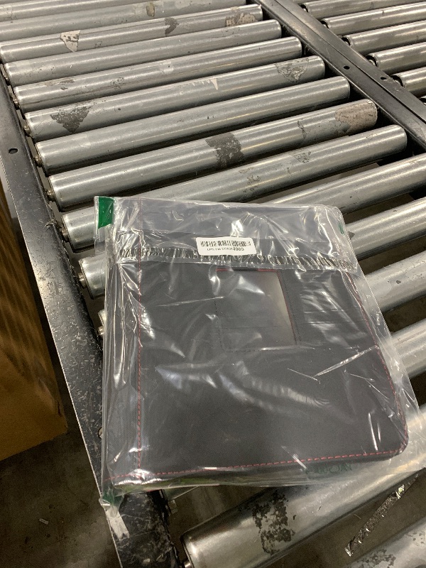 Photo 1 of FORZAROCKET 4 Pocket Toploader Binder, Holds 128 Top Loaders, Waterproof PU Leather, Archival Safe Pockets, Compatible with Sports, Trading Cards in 3"x4" Toploaders (Black)