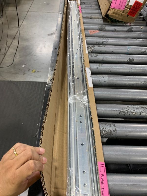 Photo 1 of SHUHANG 1 Pair 200 lb Load Capacity Heavy Duty Locking Drawer Slides 12 14 16 18 20 22 24 26 28 30 32 34 36 38 40 44 48 52 56 60 Inch Full Extension Ball Bearing Side Mount Industrial Rails with Lock